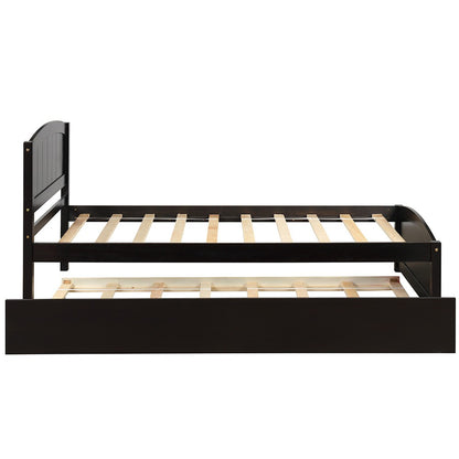 Espresso Twin Bed with Trundle