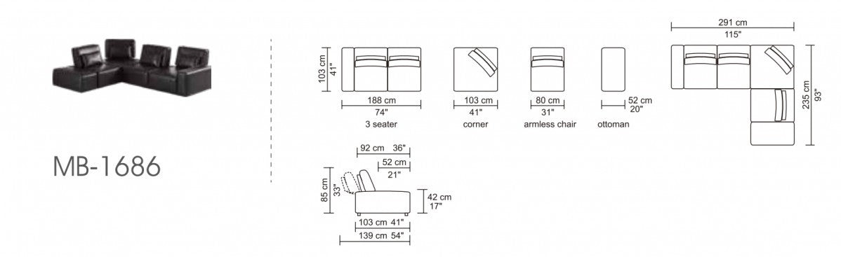 Light Gray Polyester Modular L Shaped Four Piece Corner Sectional