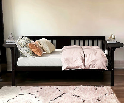 Espresso Wood Full Bed Frame