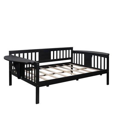 Espresso Solid and Manufactured Wood Full Bed