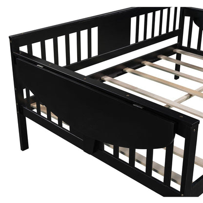 Espresso Wood Full Bed Frame