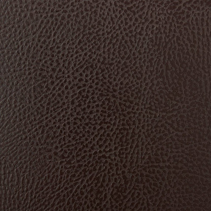26" Chocolate And Gray Faux Leather And Faux Leather And Iron Low Back Counter Height Swivel Bar Chair
