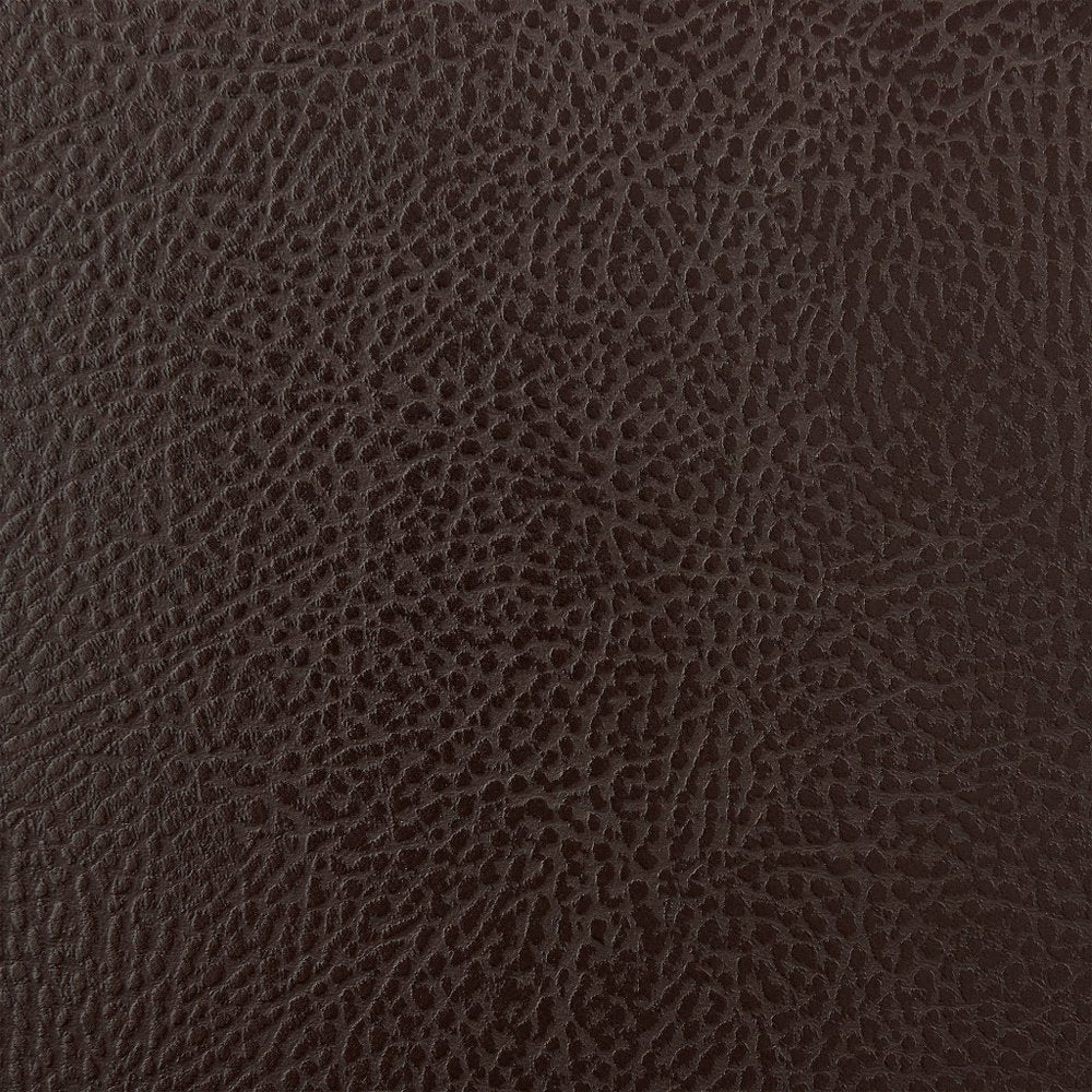26" Chocolate And Gray Faux Leather And Faux Leather And Iron Low Back Counter Height Swivel Bar Chair