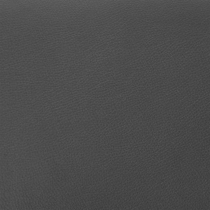 26" Gray And Black Iron Swivel Low Back Counter Height Bar Chair