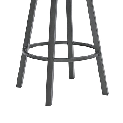 30" Iron Bar Height Bar Chair