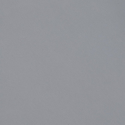 26" Gray And Silver Faux Leather And Iron Swivel Adjustable Height Bar Chair