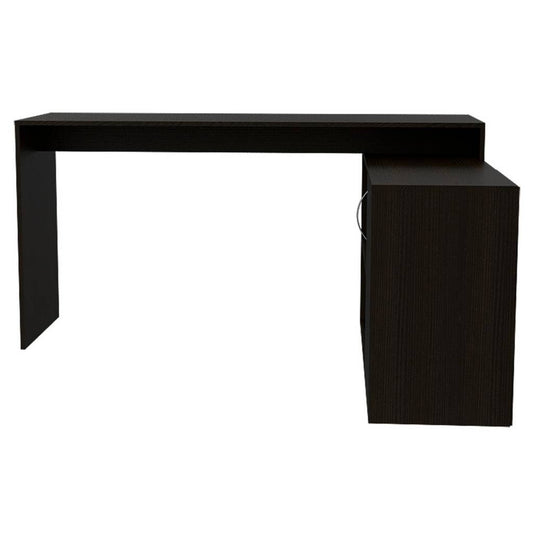 60" Black L Shape Computer Desk