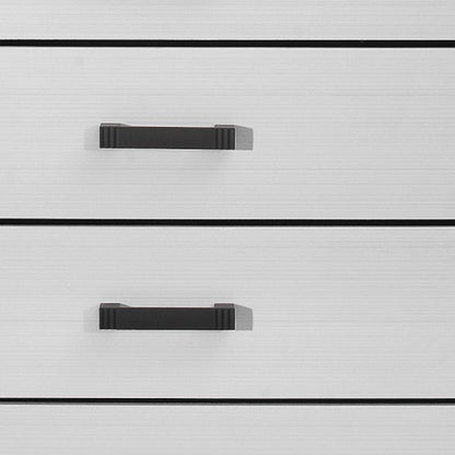 31" White Wood Five Drawer Dresser