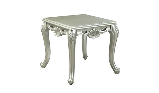 24" Champagne Manufactured Wood Square End Table