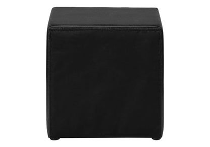 21" Black Wood Two Drawer Nightstand