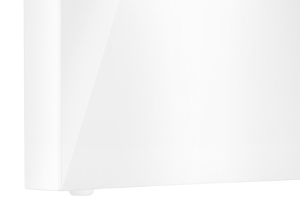 60" White Computer Desk With Two Drawers