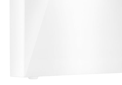 60" White Computer Desk With Two Drawers