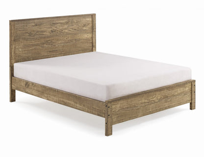 Walnut Brown Solid Wood Twin Bed Frame