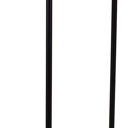Set of Three 29" Black And Brown Round End Tables
