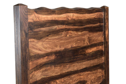 Walnut Live Edge Solid Wood Queen Bed Frame