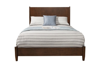 Walnut Solid Wood King Bed Frame