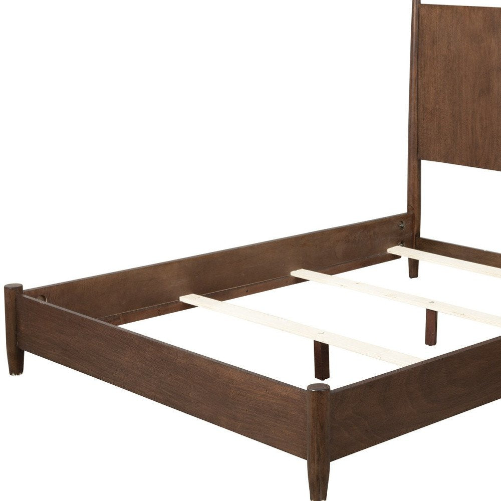 Walnut Solid Wood King Bed Frame