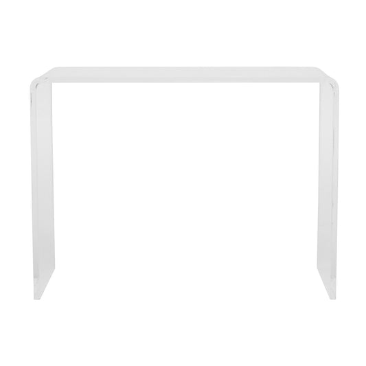 40" Clear Acrylic Sled Console Table