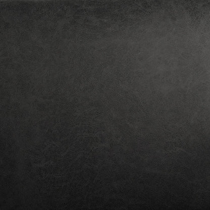 27" Charcoal And Silver Faux Leather Arm Chair