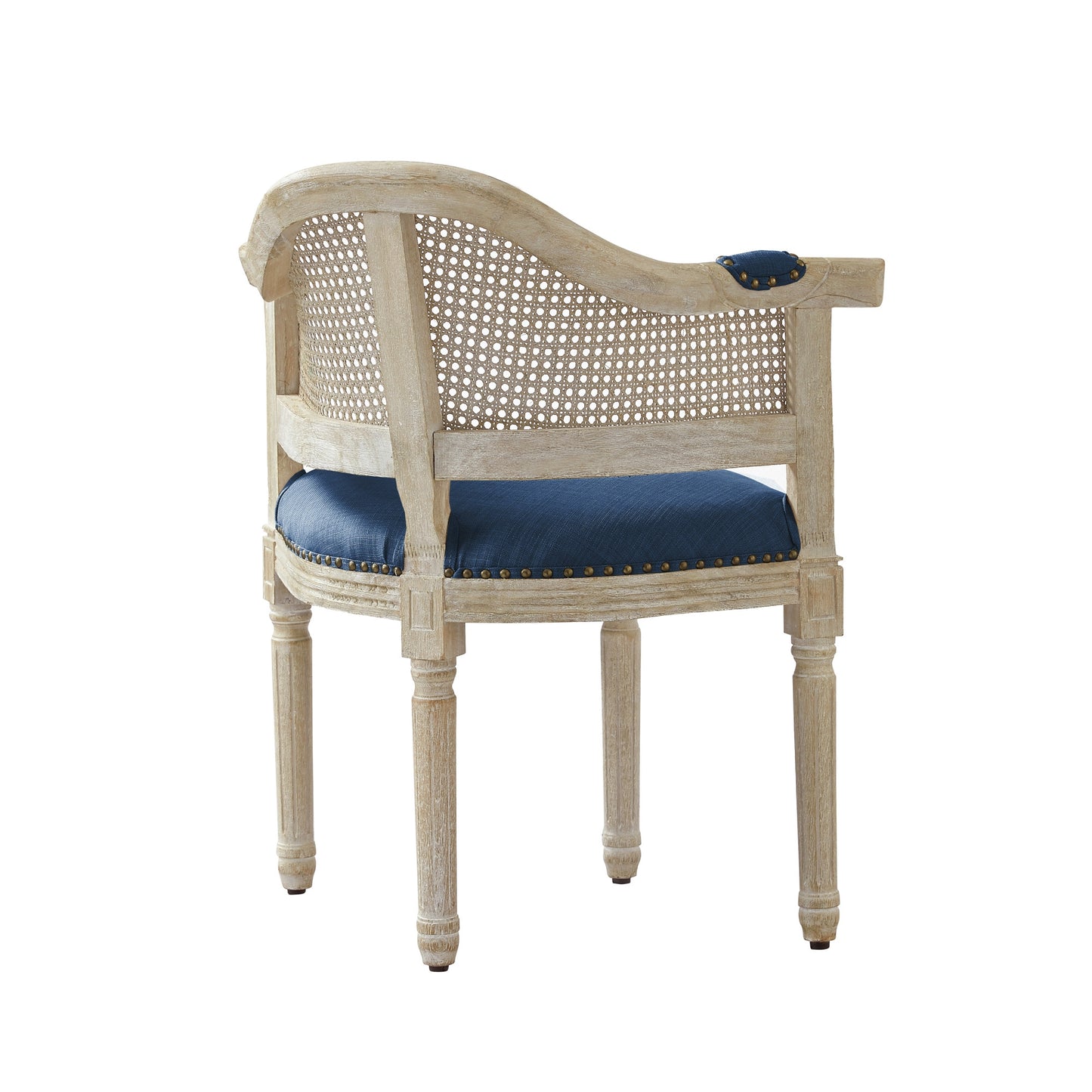 24" Beige Linen Arm Chair