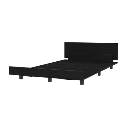 Gray Wood Twin Bed Frame