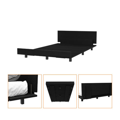 Gray Wood Twin Bed Frame