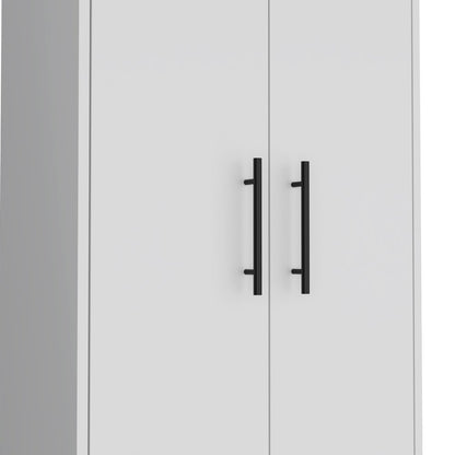 71" White Tall Pantry Cabinet