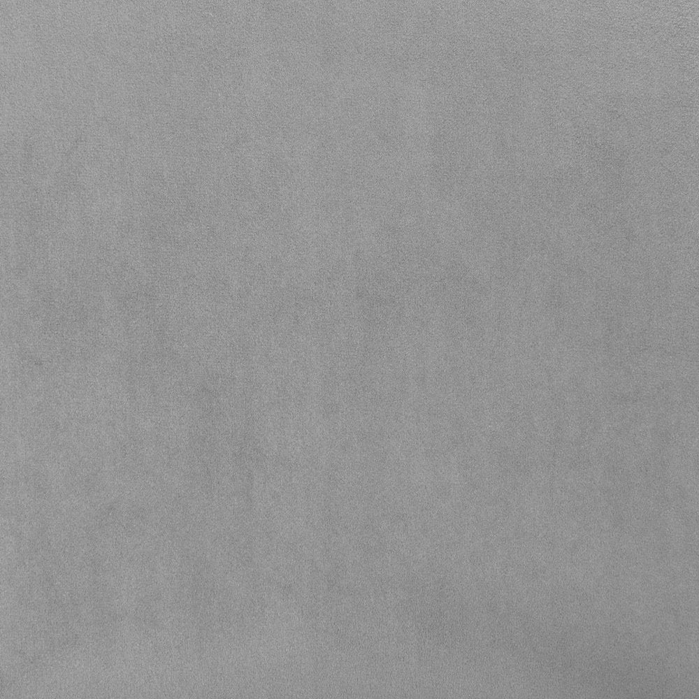 26" Gray and Black Velvet and Solid Wood Low Back Counter Height Bar Chair