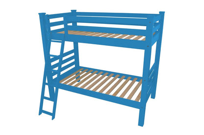 Blue Queen Solid Wood Bunk Bed