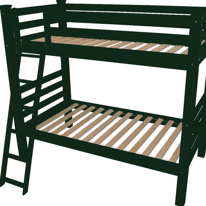 Green Queen Solid Wood Bunk Bed