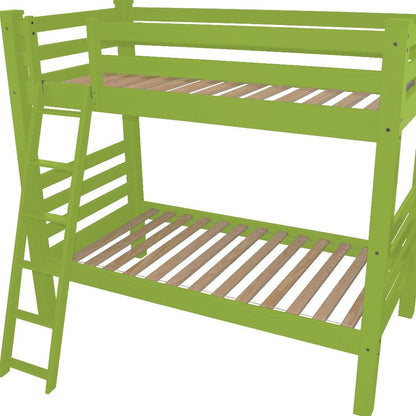 Green Queen Solid Wood Bunk Bed