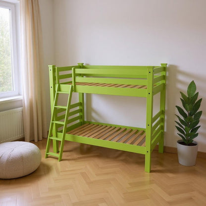 Green Queen Solid Wood Bunk Bed