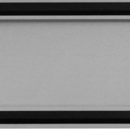 Gray Ribbed Texture Wood And Upholstery Full Bed Frame