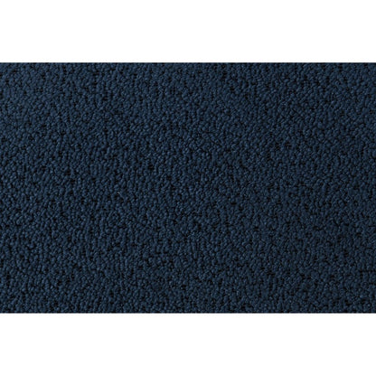 Navy Blue Tufted Upholstered Lighted King Bed Frame
