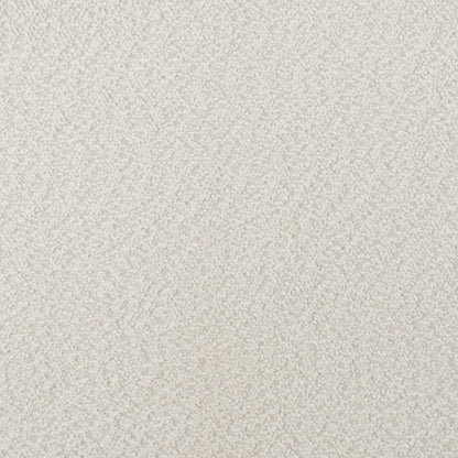 Ivory Solid Wood And Boucle Queen Bed Frame