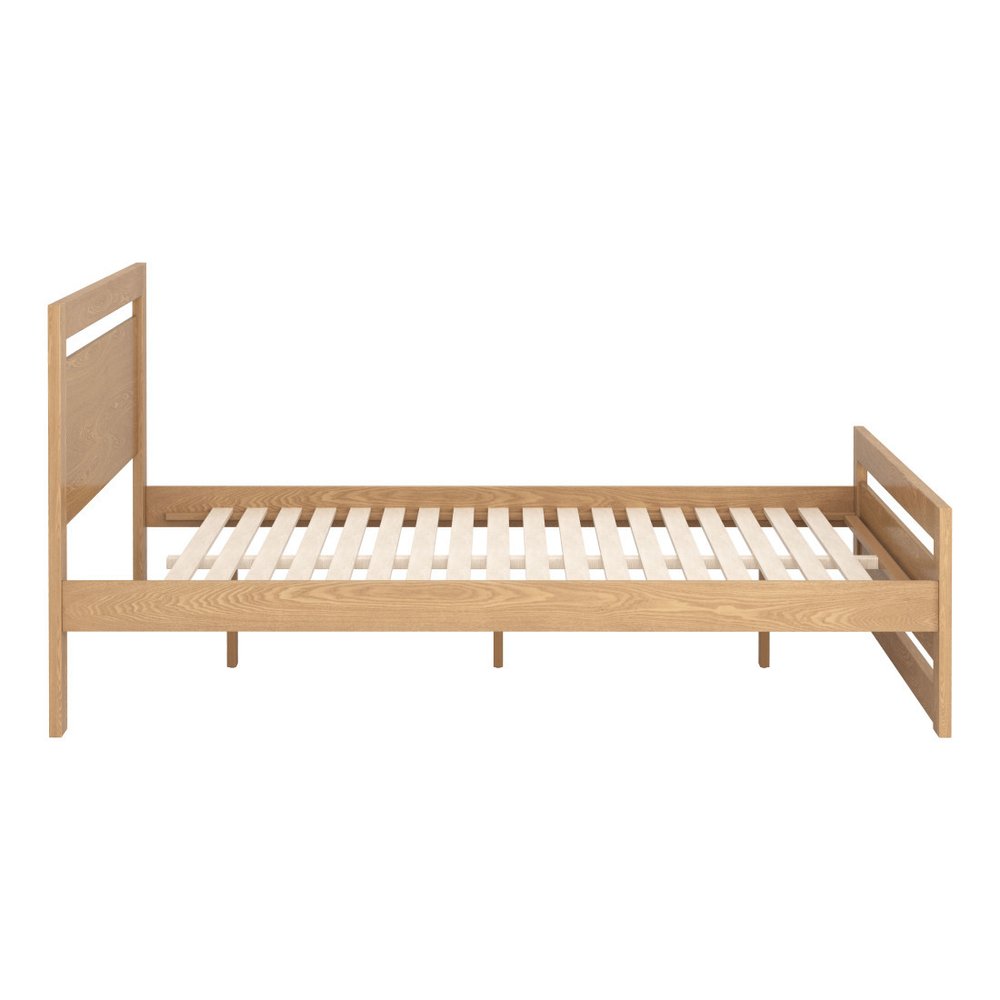 Black Wood Queen Bed Frame