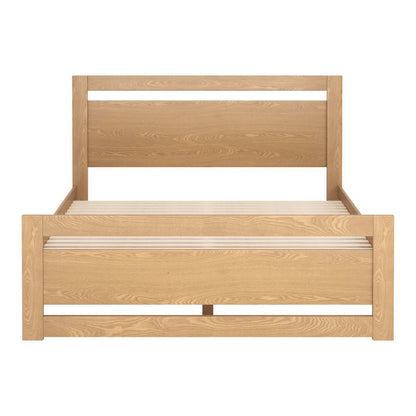Natural Wood Queen Bed Frame