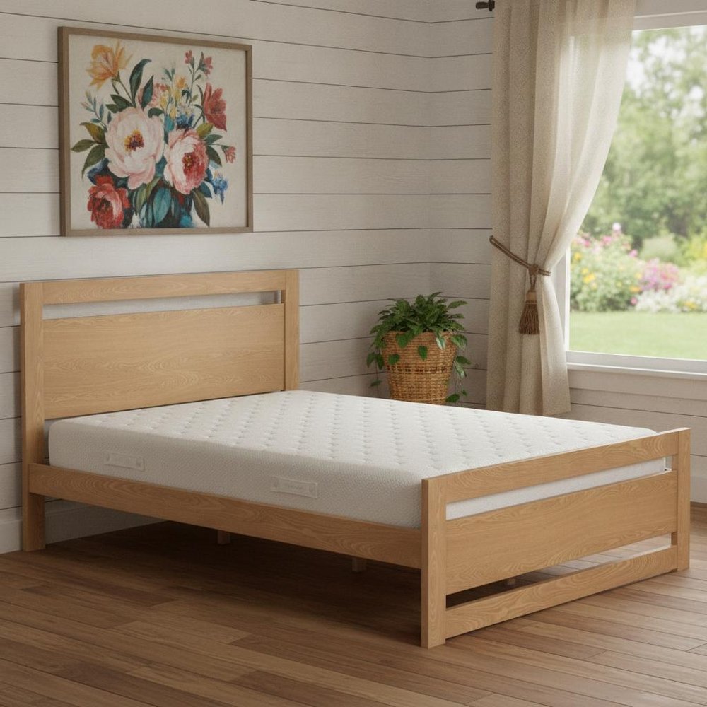 Black Wood Queen Bed Frame
