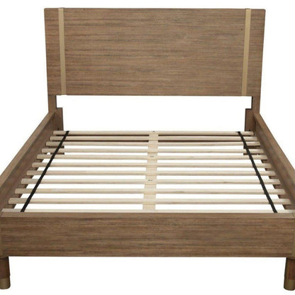 Natural Wood Full Bed Frame