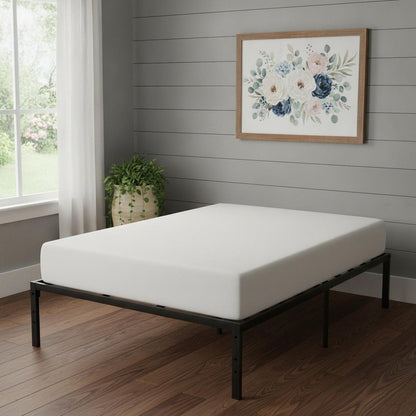 Black Steel Twin Bed Frame