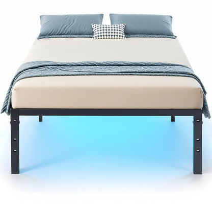 Black Steel Twin Bed Frame