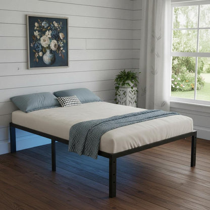 Black Steel Twin Bed Frame
