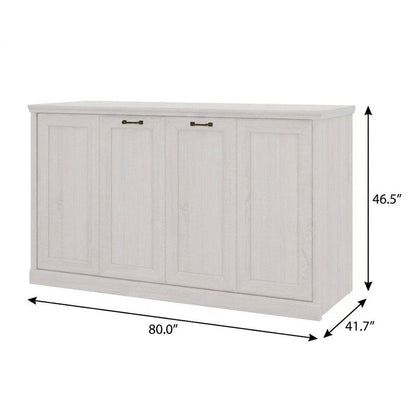 Natural Solid Wood Twin Murphy Bed