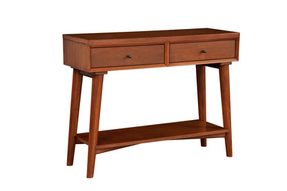 Flynn Console Table, Cherry Acorn