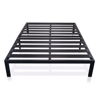 Metal Platform Bed Frame with Heavy Duty Steel Slats