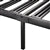 Metal Platform Bed Frame with Heavy Duty Steel Slats