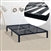 Metal Platform Bed Frame with Heavy Duty Steel Slats