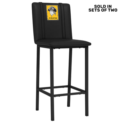 Bar Stool 500 with Pittsburgh Pirates Cooperstown Set of 2
