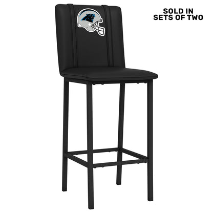 Bar Stool 500 with Carolina Panthers Helmet Logo Set of 2