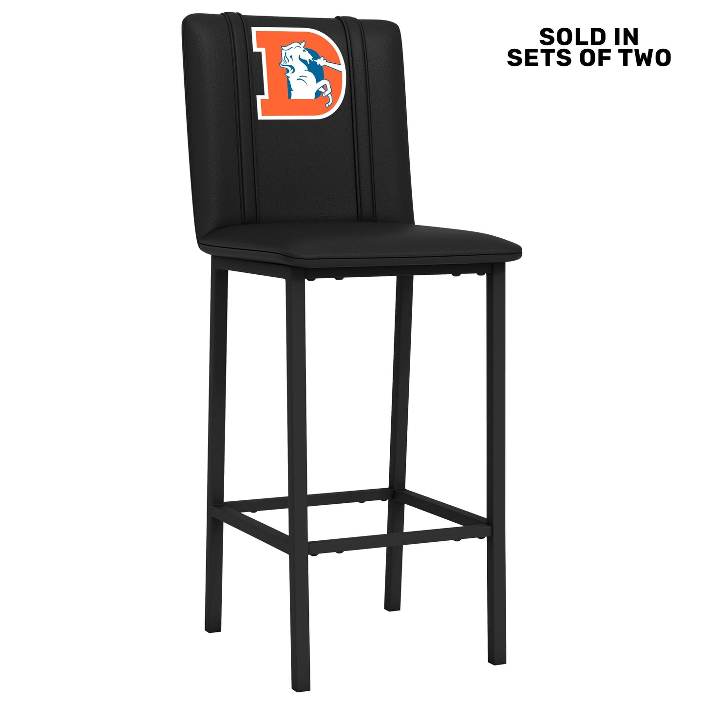 Bar Stool 500 with Denver Broncos Classic Logo Set of 2